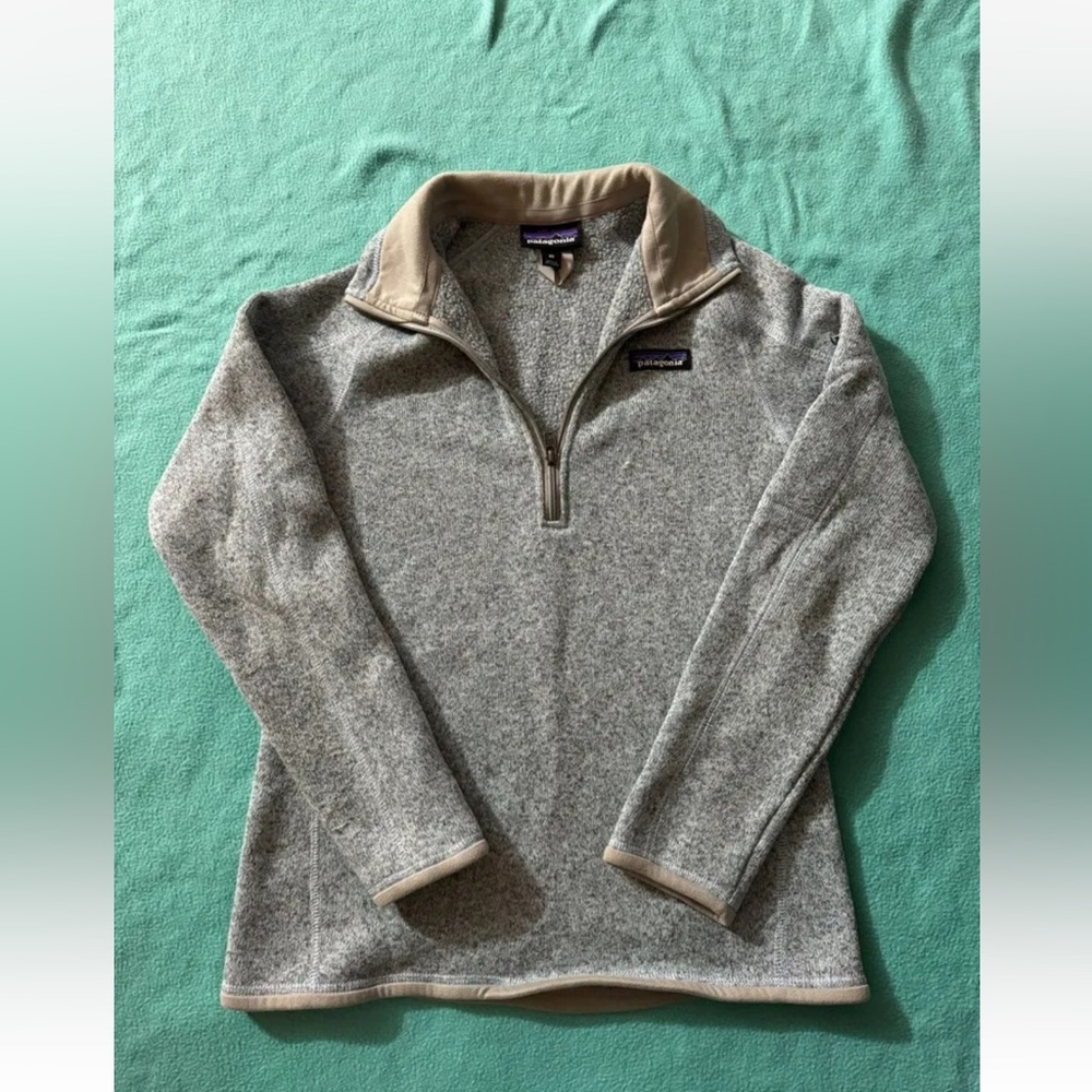 Patagonia Women's Better‎ Sweater 1/4 Zip Heather Gray Size Xsmall
